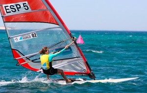 Marina Alabau (ESP) the RS:X Open leader sailing - 2010 Perth International Regatta photo copyright Vincenzo Baglione http://www.albaria.com/ taken at  and featuring the  class