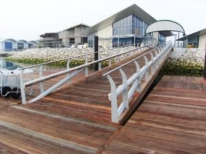 Portland Marina - innovative bridge photo copyright SW taken at  and featuring the  class