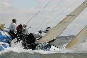 Day 2 at the  Coutts Quarter Ton Cup, Cowes photo copyright Richard Hampson http://www.yacht-pics.com taken at  and featuring the  class