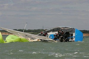 Day 2 at the  Coutts Quarter Ton Cup, Cowes photo copyright Richard Hampson http://www.yacht-pics.com taken at  and featuring the  class