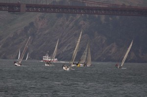 J/120's closely grouped at the top of the course - 2010 StFYC Stone Cup photo copyright David Wells http://www.waterhound.com taken at  and featuring the  class