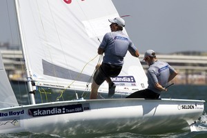 Luke Patience-Stuart Bithell - Delta Lloyd 470 World Championships photo copyright  Richard Langdon/Skandia Team GBR taken at  and featuring the  class
