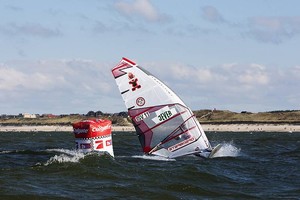 Diaz at the mark - PWA Colgate World Cup Sylt 2010 photo copyright  John Carter / PWA http://www.pwaworldtour.com taken at  and featuring the  class