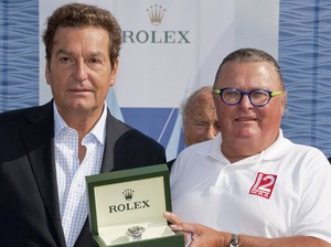 Philippe Schaeffer (President of Rolex France) and Yves-Marie Morault (Ikra Owner) photo copyright Carlo Borlenghi / www.carloborlenghi.com taken at  and featuring the  class