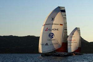 ALL4ONE in Louis Vuitton Trophy photo copyright Franck Socha taken at  and featuring the  class