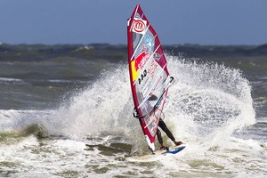 Koster frontside - KIA Cold Hawaii PWA World Cup, Denmark photo copyright  John Carter / PWA http://www.pwaworldtour.com taken at  and featuring the  class