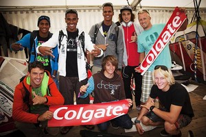 The freestyle crew gather - PWA Colgate World Cup Sylt 2010 photo copyright  John Carter / PWA http://www.pwaworldtour.com taken at  and featuring the  class