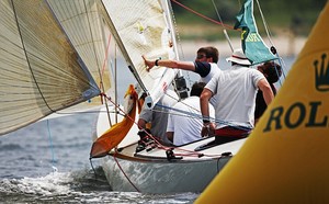 AIDA, 6-Metre, gets ready for hoisting the spinnaker - Rolex Baltic Week 2010 - Photo: Rolex/Nico Krauss photo copyright Nico Krauss http://www.balticsprintcup.com taken at  and featuring the  class