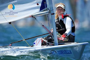 Andrea Brewster of Great Britain  - Sail Melbourne photo copyright Jeff Crow/ Sport the Library http://www.sportlibrary.com.au taken at  and featuring the  class
