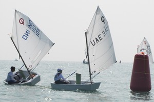 AsianGamesSaturday - Asian Games 2010 photo copyright International Optimist Dinghy Association (IODA) http://www.optiworld.org/ taken at  and featuring the  class