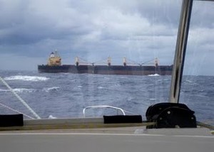 Avoiding ships is easy when you can see them.JPG photo copyright Rolf and Irene Fricke taken at  and featuring the  class