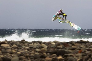 Brawzinho push loop - PWA Pozo Izquierdo photo copyright  John Carter / PWA http://www.pwaworldtour.com taken at  and featuring the  class