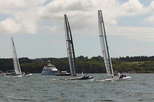 Day 2: L-R, Alpha, Canaan and Orion photo copyright Christophe Launay taken at  and featuring the  class
