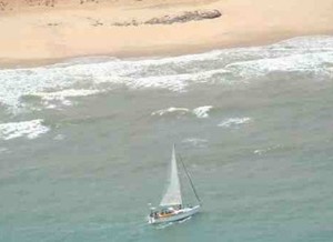 Suspicions were aroused when SV Coizil sailed suspiciously close to the Somali coastline photo copyright SW taken at  and featuring the  class