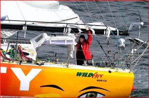 Abby Sunderland aboard Wild Eyes in better times photo copyright SW taken at  and featuring the  class