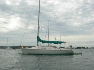 Cavalier35 in BoatSaver boat bag 01 photo copyright Henri Desmarais taken at  and featuring the  class