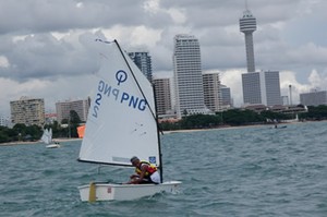 Collin John from Papua New Guinea - Optimist Asian Championship photo copyright International Optimist Dinghy Association (IODA) http://www.optiworld.org/ taken at  and featuring the  class