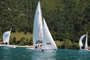 Women&rsquo;s Trentino Match Race day 3 photo copyright Piero Spagnolli http://www.teamlab.ch/sail/AVLL/News.aspx taken at  and featuring the  class