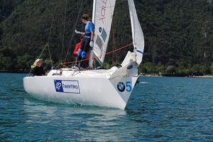 Women&rsquo;s Trentino Match Race day 3 photo copyright Piero Spagnolli http://www.teamlab.ch/sail/AVLL/News.aspx taken at  and featuring the  class