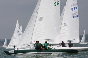 Fleet Upwind - Dragon UK South Coast Championship 2010 photo copyright Fiona Brown http://www.fionabrown.com taken at  and featuring the  class