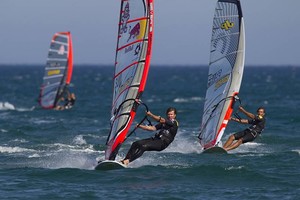 Dunkerbeck takes the first blood in Costa Brava - 2010 Catalunya – Costa Brava (Spain) PWA Slalom World Cup photo copyright  John Carter / PWA http://www.pwaworldtour.com taken at  and featuring the  class