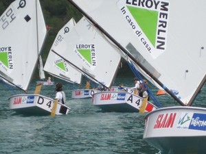 GBR v ESP on run - IODA European Teams Racing Championship photo copyright International Optimist Dinghy Association (IODA) http://www.optiworld.org/ taken at  and featuring the  class