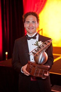 Excellence in Innovation, Alastair Callender with Trophy photo copyright SW taken at  and featuring the  class