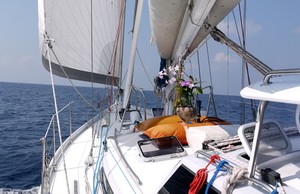 Flat water sailing photo copyright Ley and Neil Langford taken at  and featuring the  class