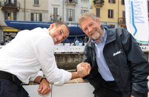 Francesco Bruni and Cino Ricci at NavigaMI in Milan photo copyright Paolo Bona taken at  and featuring the  class