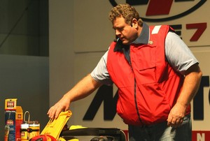 Garry Schipper as many boaters will remember him at the Sydney Boat Show photo copyright Domenic Genua taken at  and featuring the  class