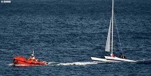 Glen Crawley being rescued photo copyright SW taken at  and featuring the  class
