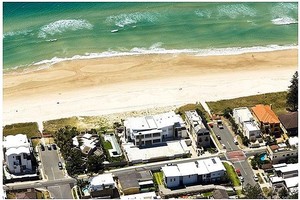 Some of the land alone on Hedges Ave, the Gold Coast, is currently worth many millions. With sea level rises, this front row will be inundated. photo copyright SW taken at  and featuring the  class