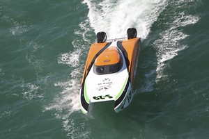 Super Boat Friday - Great Action in Key West http://www.superboat.com photo copyright Super Boat International taken at  and featuring the  class