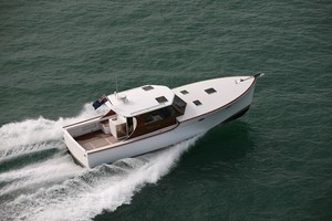 TEAMORIGIN Director Mike Sanderson’s own classic launch was designed and built by Salthouse Boatbuilders photo copyright SW taken at  and featuring the  class