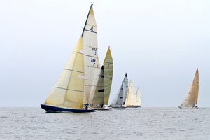 Lafayette (GBR2) leading the fleet photo copyright Joaquim Santos http://www.eye4photos.ca taken at  and featuring the  class