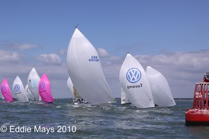 J109s and SB3s shared the same marks - Royal Southern Yacht Club - June Regatta 2010 photo copyright Eddie Mays - copyright http://www.eddiemays.com taken at  and featuring the  class