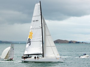 JP54 entering the Waitemata harbour, Auckland photo copyright Sail-World.com/NZ  taken at  and featuring the  class