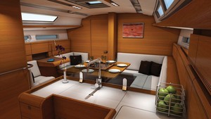 Jeanneau SO409 interior photo copyright SW taken at  and featuring the  class