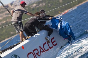 BMW Oracle - Louis Vuitton Trophy La Maddalena photo copyright Stefano Gattini /Azzurra http://www.azzurra.it taken at  and featuring the  class