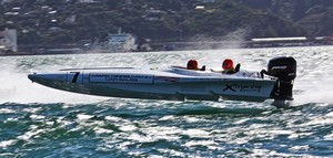 Mark Diggelmann Cars wins the Super 60 Division of the Rayglass NZ Offshore Powerboats race in Wellington. photo copyright Cathy Vercoe LuvMyBoat.com http://www.luvmyboat.com taken at  and featuring the  class