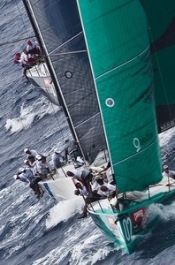 Audi MedCup TP52 Barcelona fleet photo copyright Guido Trombetta/AudiMedCup taken at  and featuring the  class