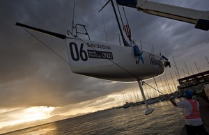 52 Series Day 2: Crash between Audi A1 powered by ALL4ONE and Bribon - Audi MedCup Region of Sardinia Trophy. Photo: Stefano Gattini & Guido Trombetta-Studio Borlenghi/Audi MedCup photo copyright Stefano Gattini & Guido Trombetta-Studio Borlenghi taken at  and featuring the  class