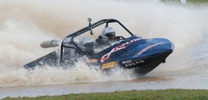 Mick Carroll - Stunning V8 Superboat final set for Temora photo copyright Sean Henshelwood taken at  and featuring the  class