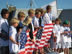 North American Team Racing Championship. 1st place- USA 1, 2nd place- USA 2, 3rd place- US Virgin Islands - IODA North American Championship photo copyright International Optimist Dinghy Association (IODA) http://www.optiworld.org/ taken at  and featuring the  class