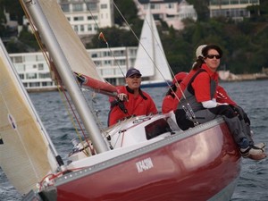 Robert Skol sailed his 30 Square Metre Scarlett O&rsquo;Hara to a win in Division D, Race 4, Audi Winter Series. photo copyright ACE Marine Photography  taken at  and featuring the  class