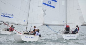Dror Cohen, Benni Vexler and Arnon Efrati (ISR) in action in the Sonar class on day 5 of the Skandia Sail for Gold Regatta.
 photo copyright onEdition http://www.onEdition.com taken at  and featuring the  class