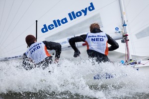 Day 3. 470 men. - Delta Lloyd Regatta 2010 photo copyright Sander van der Borch http://www.sandervanderborch.com taken at  and featuring the  class