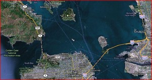 Proposed Race Area - San Francisco photo copyright SW taken at  and featuring the  class