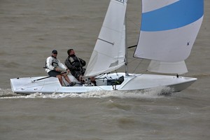 Steve Goacher and Phile Evans, 2010 European Champions, Flying Fifteen Class photo copyright Francois Richard taken at  and featuring the  class