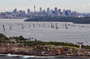 Rolex Sydney Hobart Yacht Race start photo copyright  Rolex / Carlo Borlenghi http://www.carloborlenghi.net taken at  and featuring the  class